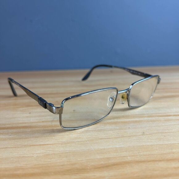 Ray-Ban RB 6155 2553 Eyeglasses Silver/Black Full Rim Matel Frame Only 53-17 140 - Picture 1 of 11